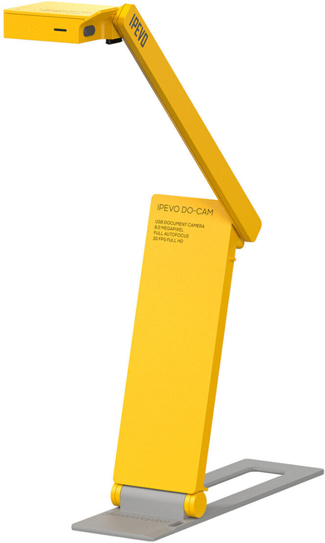Ipevo DO-CAM - Jaune Un visualiseur à double fonctionnalité pour un partage en ultra haute définition.