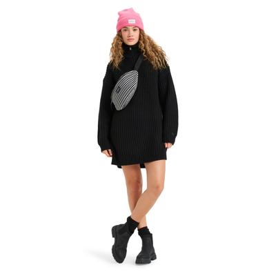 Strickkleid ROXY "Home Again", Damen, Gr. M, US-Größen, anthrazit, Obermaterial: 100% Modacryl., Kleider Strickkleid