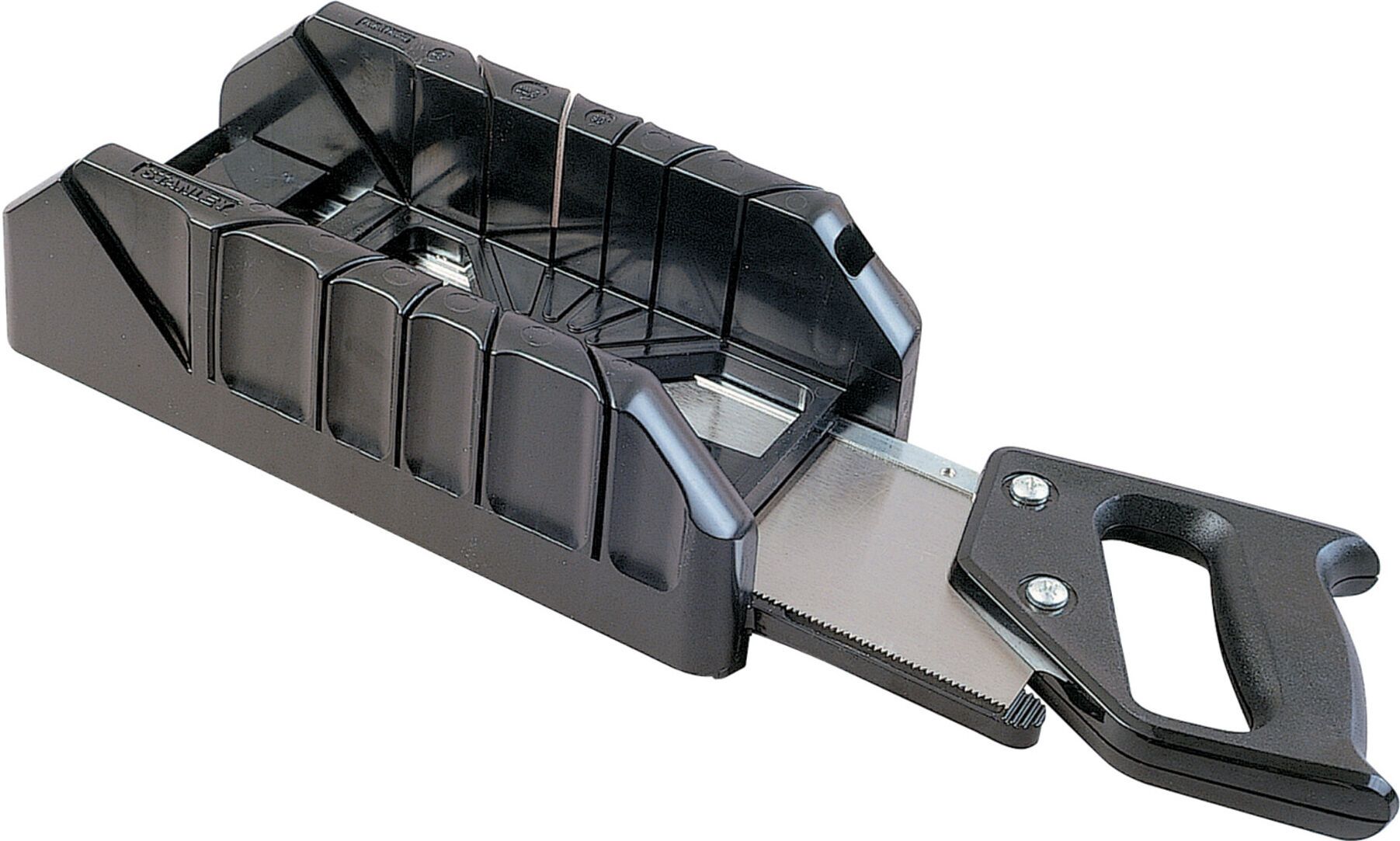 Stanley Gehrungslade PVC 350mm mit Rückensäge (1-19-800)