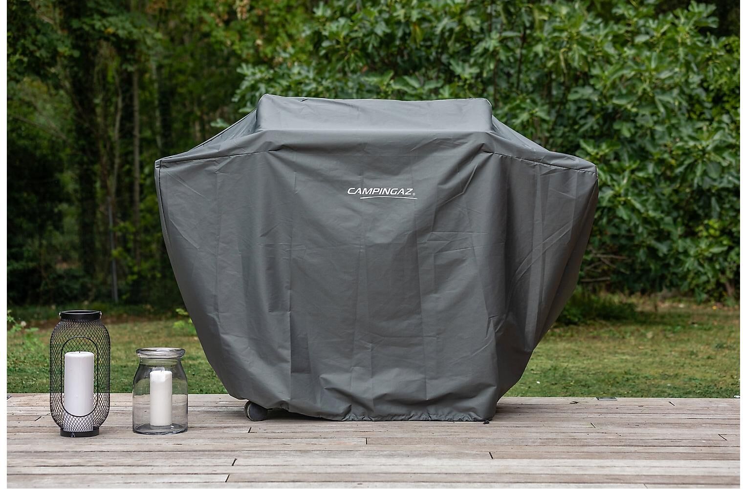 Grillabdeckhaube CAMPINGAZ "BBQ ACCY Cover - Premium XXL", schwarz, B:171cm H:106cm, Hüllen, Grillabdeckhaube schwarz Einheitsgröße