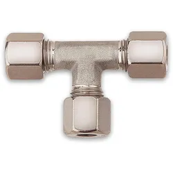 Schneidringverschraubung verzinkt, T-Verschraubung, verschiedene Varianten (Ausführung: 8 mm)