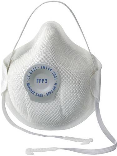 Moldex Smart 248501 Feinstaubmaske mit Ventil FFP2 D 20 St. EN 149:2001, EN 149:2009 DIN 149:2001, DIN 149:2009