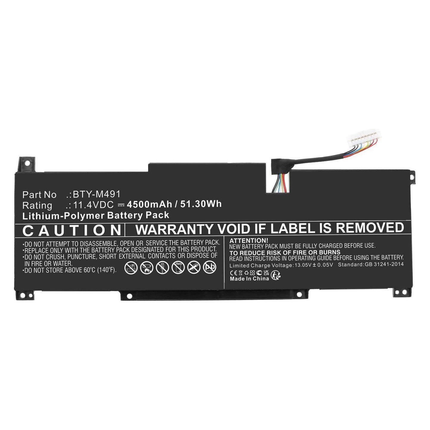 CoreParts Laptop Battery for MSI (4500 mAh) (MBXMSI-BA0022)