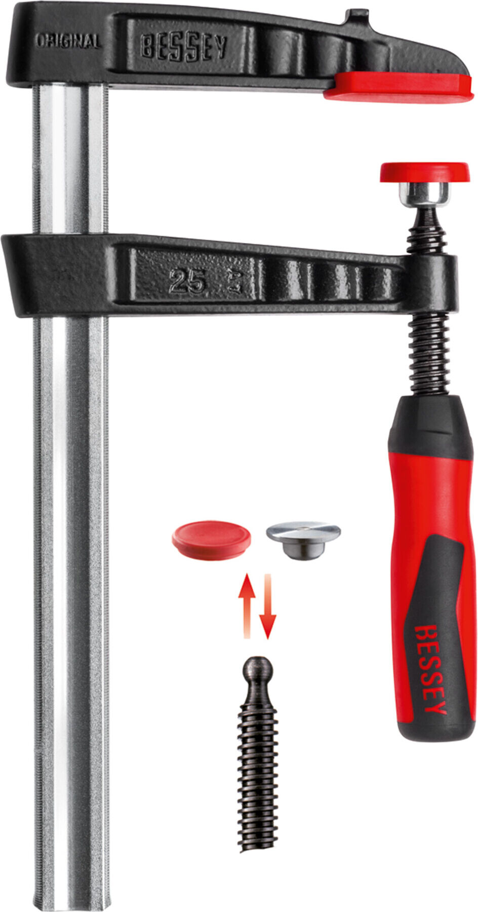 Bessey Temperguss-Schraubzwinge TG-2K 200/80 (TG20B8-2K)