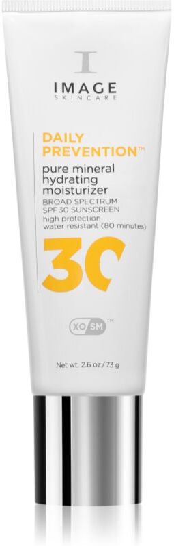 IMAGE Skincare Daily Prevention Pure Mineral Hydrating Moisturizer crème solaire minérale pour peaux sèches SPF 30 73 g