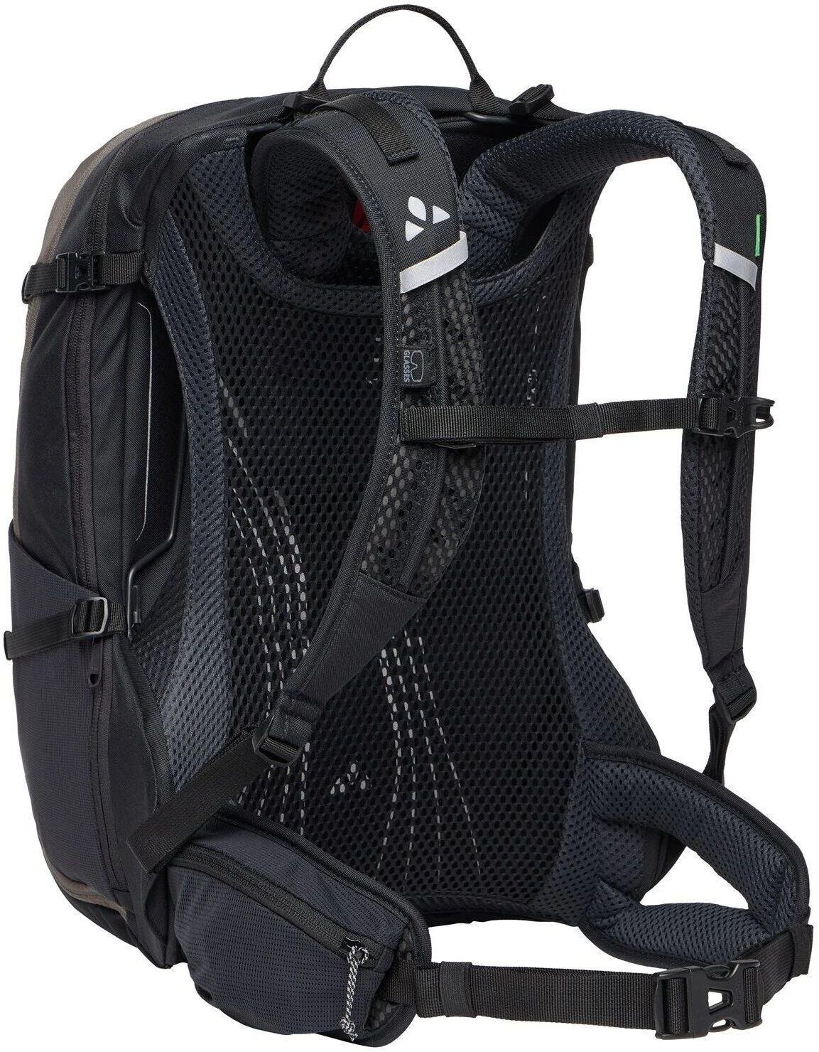 Fahrradrucksack VAUDE "Bike Alpin 28+5", braun, schwarz, Rucksäcke, Damen, B/H/T: 25cm x 25cm, Polyester, Fahrradrucksack, H:25cm T:25cm braun, schwarz B/H/T: 25cm x 25cm