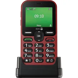 Doro Leva E10, Großtastenhandy, 4G, rot