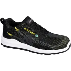 Sicherheitshalbschuhe S1PS "FC06" schw/ge - 42 - schwarz