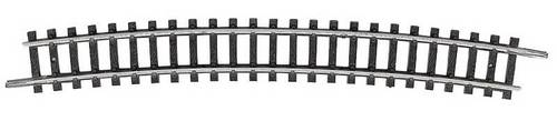 MiniTrix T14918 N Gleis Gebogenes Gleis 15° 492.6mm 10St.