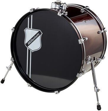 "Millenium Focus 22""x16"" Bass Drum Red Rouge"