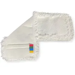 Wischmop Microfaser Profi Plus Microfaser-Hybrid weiß 40 cm waschbar bis 95 Grad, mit Farbcodierung, sehr langlebig