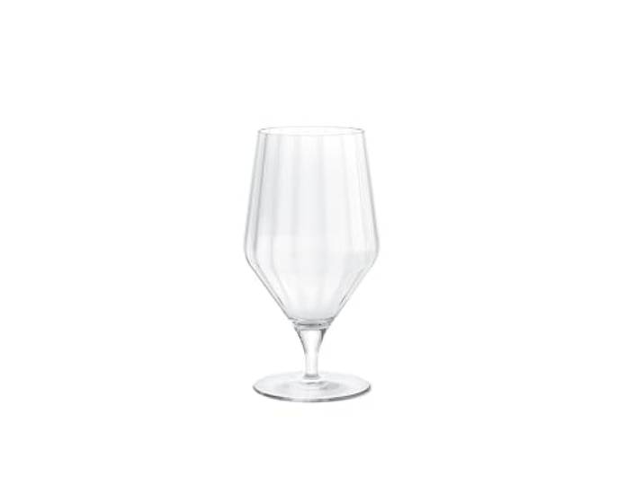 Georg Jensen Bernadotte klare Biergläser – gefrier- und spülmaschinenfest – entworfen von Sigvard Bernadotte – Gläser mit kurzem Stiel – 6 Stück