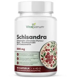 VitaSanum® - Schisandra chinensis (Chinesischer Limonenbaum) 500 mg – 1 Kapsel Tagesportion