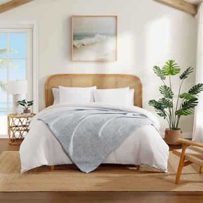 Tommy Bahama Printed Yarn Dye Cotton Throw Blanket