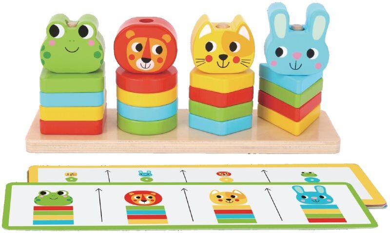 2Kids Toys Wooden Activity Toy Friends activity toy wooden 18 m+ 27 pc