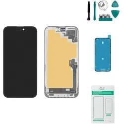 Kaputt.de iPhone 16 Plus OLED Display inkl. Sensor Flex - Set (Display, Apple iPhone 16 Plus), Mobilgerät Ersatzteile, Schwarz