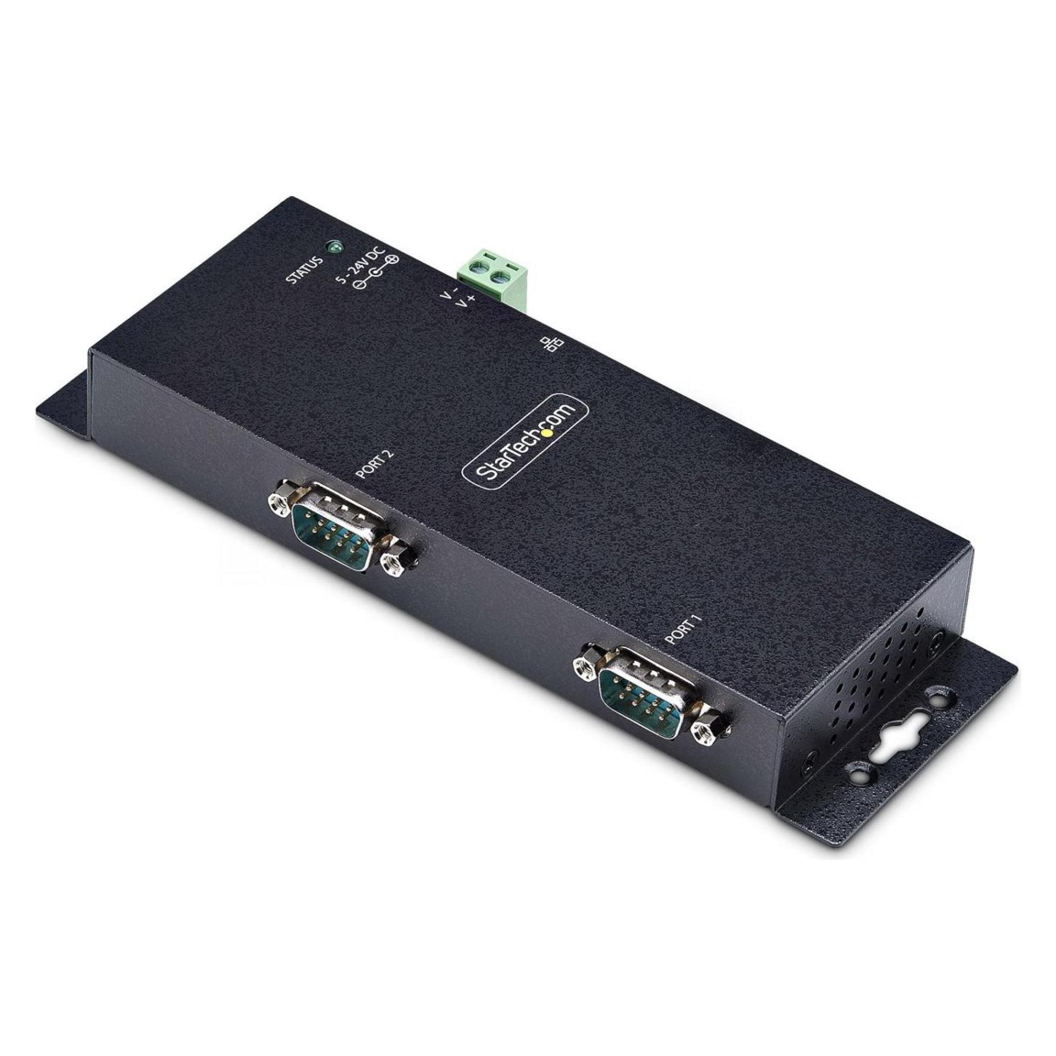 StarTech com I23-SERIAL-ETHERNET, IEEE 802.3i, IEEE 802.3u, 0 - 60 °C, -20 - 75 °C, 5 - 95%, 179 mm (I23-SERIAL-ETHERNET)