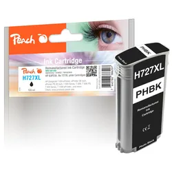 Peach Tintenpatrone foto schwarz kompatibel zu HP No. 727 pbk, B3P23A
