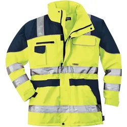 Magni,  ELUTEX Warnschutz-Parka Safety Plus, 1 Stück, M, gelb/navy, 8406 (L, M)