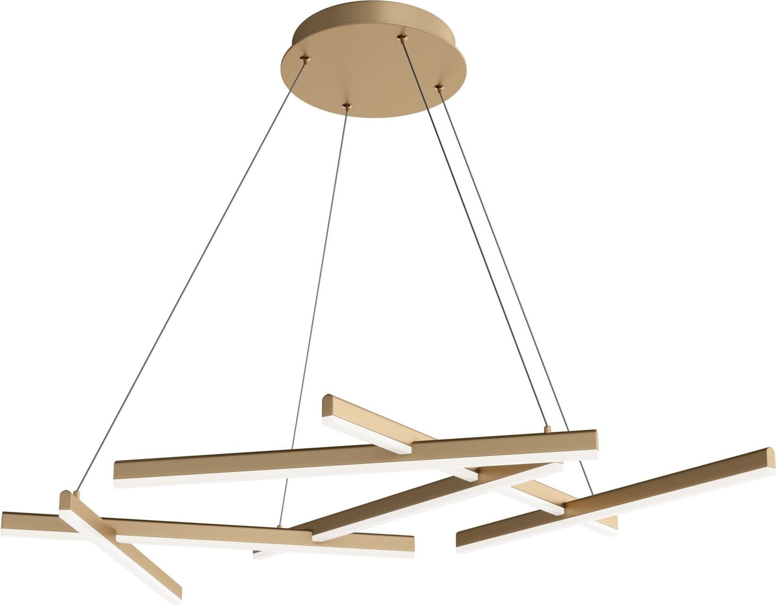 Maytoni Hanglamp Goud Asymmetrisch LED 79W 3000K 3100lm
