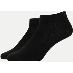 Sneakersocken Quarter Schwarz 43-46