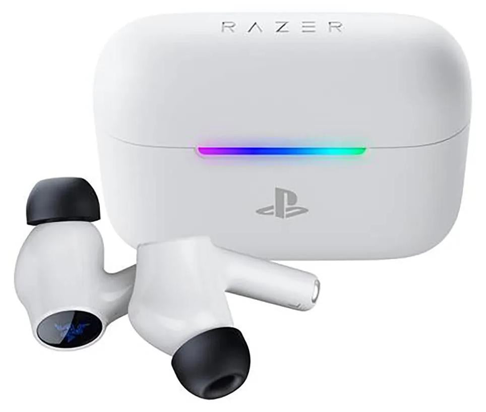 Razer Hammerhead V3 X HyperSpeed draadloze hoofdtelefoon voor PlayStation, wit