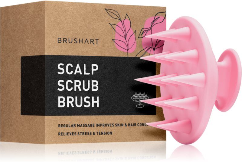 BrushArt Home Salon Scalp scrub brush Massage Hilfsmittel für das Haar 1 St.