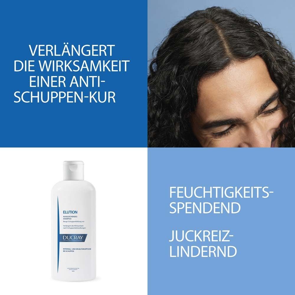 Ducray Elution ausgleichendes Shampoo 2x200 ml