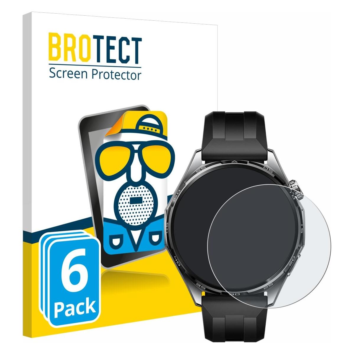 Brotect Entspiegelungsfolie für Huawei Watch GT 6 (46 mm) Displayschutz Displayschutzfolie Folie Matt (4160625)