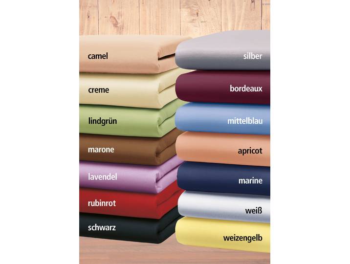 Edel-Jersey-Spannbetttuch mit Elasthan, Camel, Größe 133 (1x 90–120/190–220 cm, Matratzenhöhe 18–35 cm), Edel-Jersey-Stretch Deluxe
