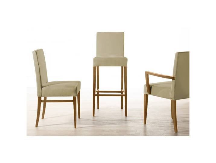 Chaise de bar Camillas 47 x 106 x 54cm Beige