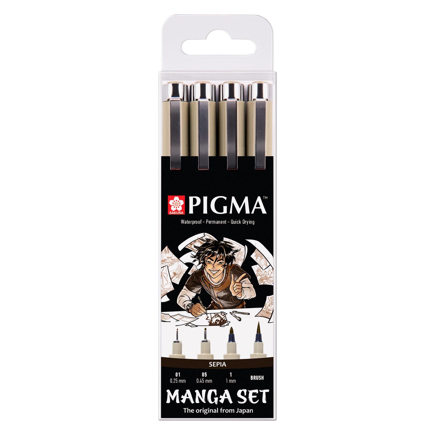 Sakura Manga Tool Set Pigma (4x) (POXSDKMAN4)
