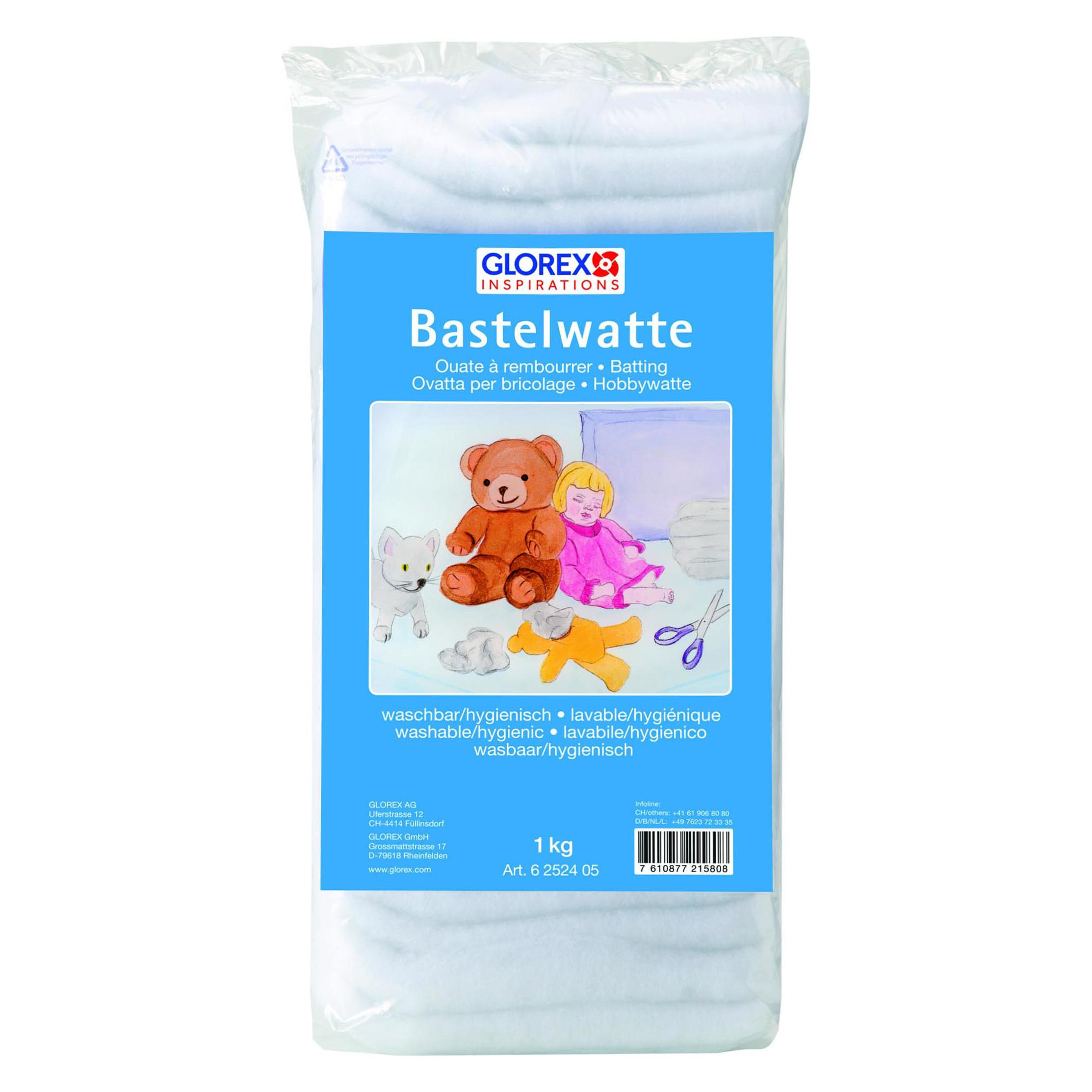 Glorex Bastelwatte weiss 1kg (6252405)