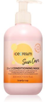 Inebrya Sun Care 2 in 1 Conditioning Mask máscara para cabelo para cabelo danificado pelo sol 300 ml. Sun Care 2 in 1 Conditioning Mask