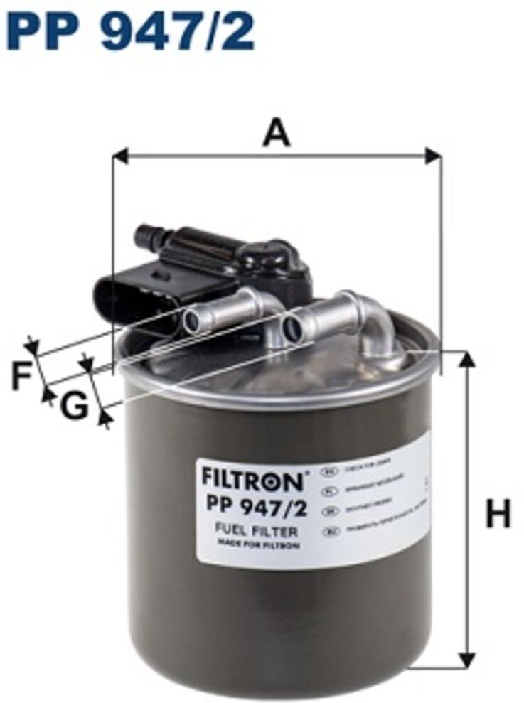Kraftstofffilter FILTRON PP 947/2