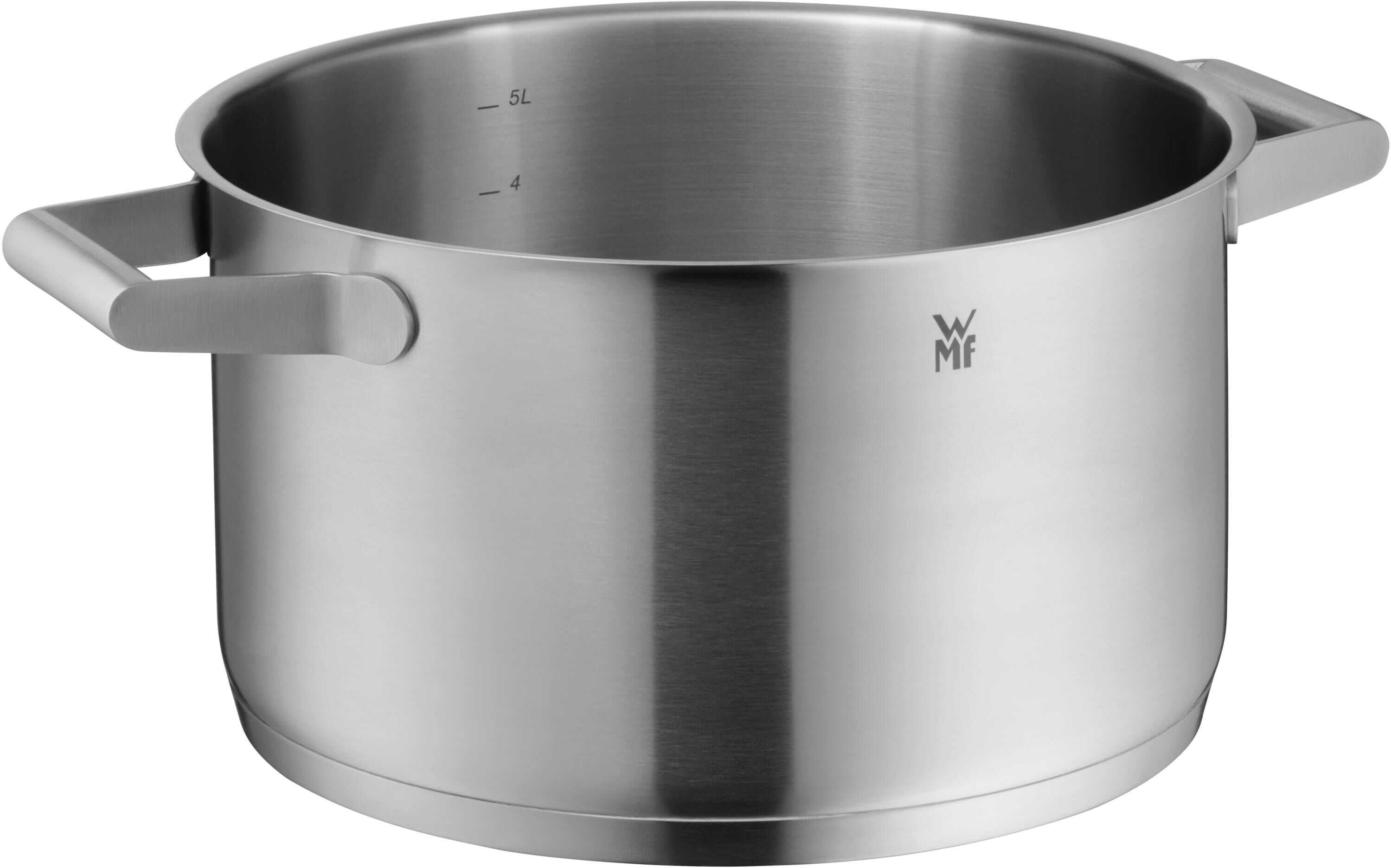 Kochtopf WMF "Comfort Line 24 cm", silber (silberfarben), Töpfe, Kochtopf silberfarben Einheitsgröße