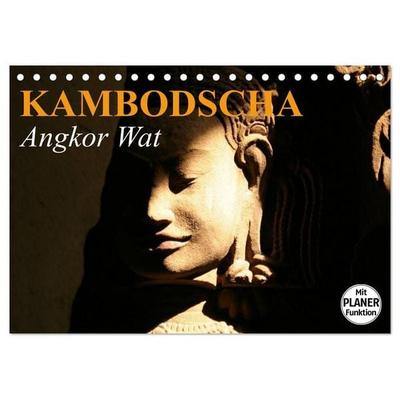 Kambodscha. Angkor Wat (Tischkalender 2027 DIN A5 quer), CALVENDO Monatskalender