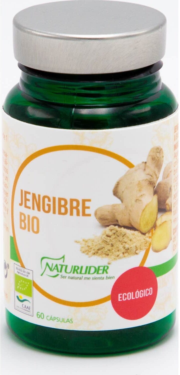 Bio True Naturlider Jengibre Bio 60 caps Vegetales