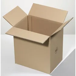 Nestler Wellpapp-Faltkartons 2-wellig braun 30,5 x 21,5 x 31,0 cm