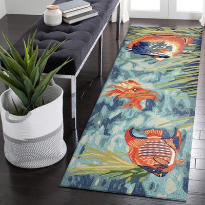 Lush Decor Ravella Tropical Fish Indoor/Outdoor Rug