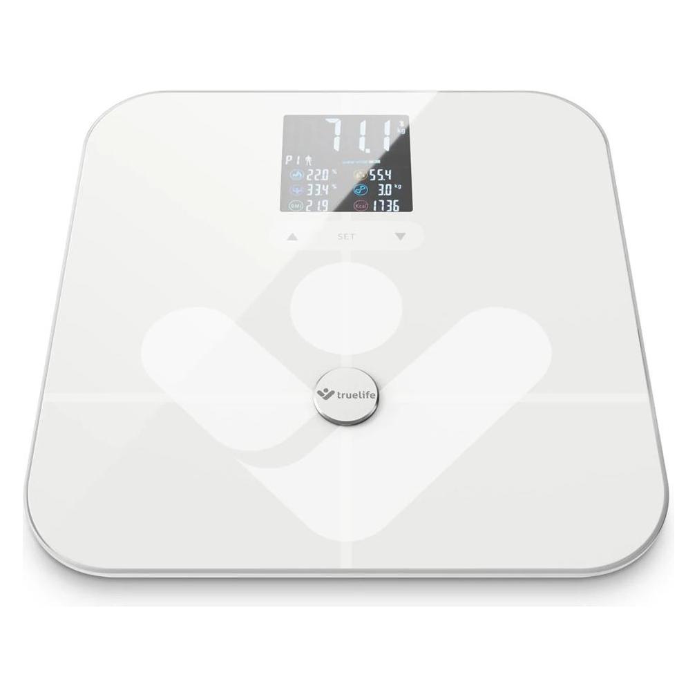 Truelife Personenwaage max. 180 kg FitScale W7 BT white retail (180 kg) (TLFSW7BTW)