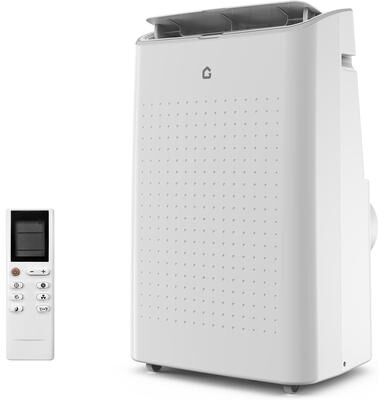 Garvee 14,000 BTU Portable AC, 4-in-1 Cooling/Fan/Dehumidifier/Sleep, Quiet, White Cover