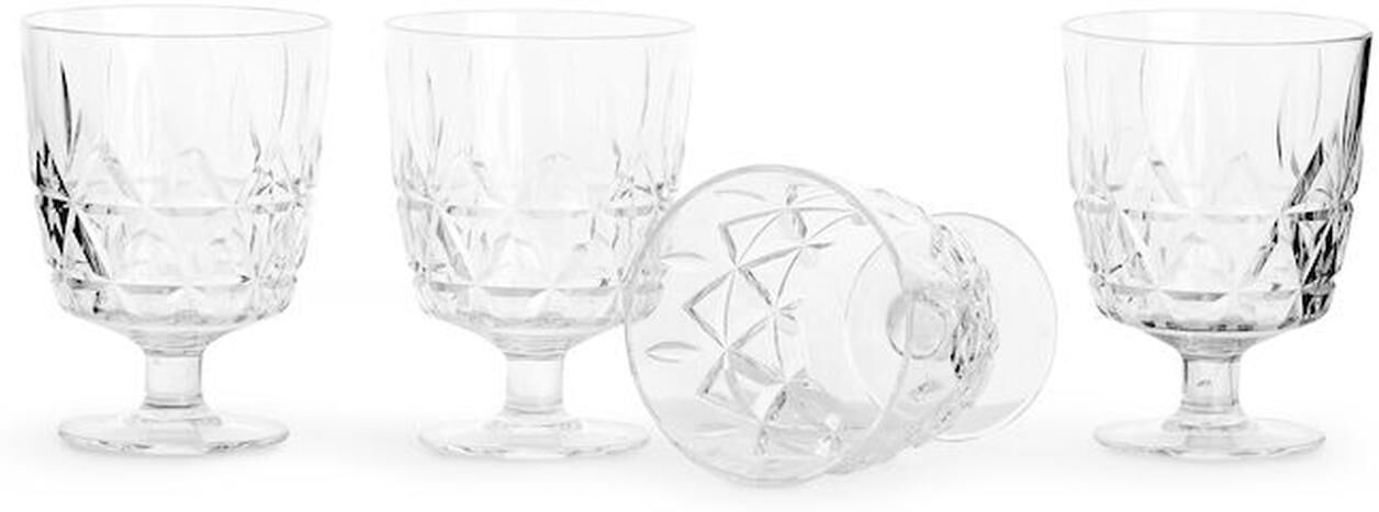 Sagaform Picnic Glas 4-Pak One Size