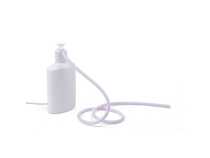 Seletti - Lampe de table Daily Glow - Blanc - Silicone - Designer Alessandro Zambelli
