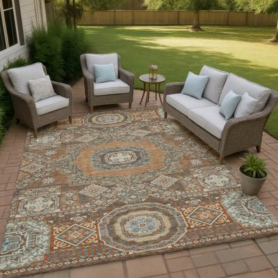 Addison Rugs Machine Washable Indoor/ Outdoor Traditonal Isaiah Chantille Rug