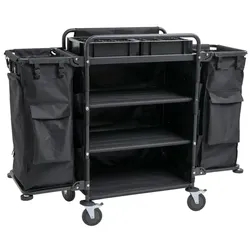WAS Germany Zimmerservicewagen, 150 x 55 x 110 cm, Stahl, Plastic, Nylon
