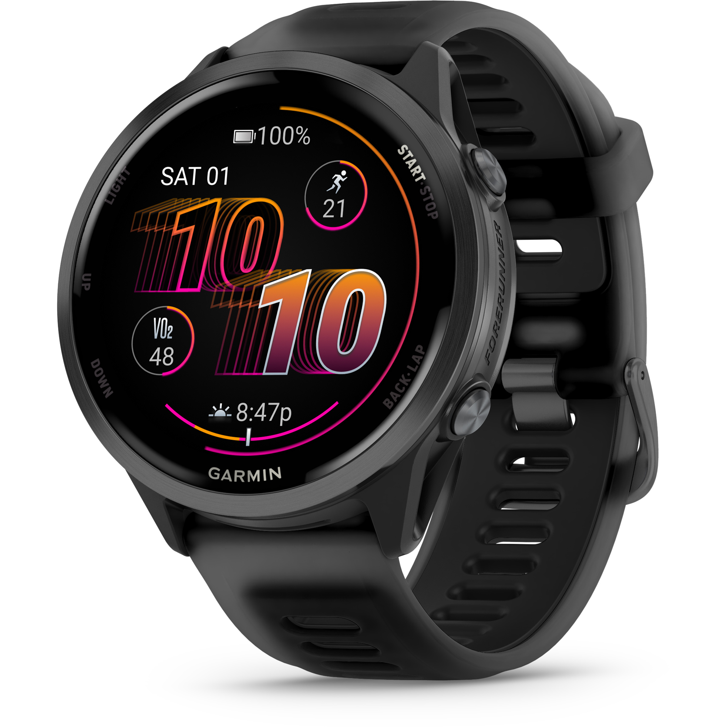 Garmin Forerunner 570 - 47 mm GPS-Uhr GPS Uhren schwarz Größe 47mm Trailrunning | Training & Fitness | Rennrad | Laufen