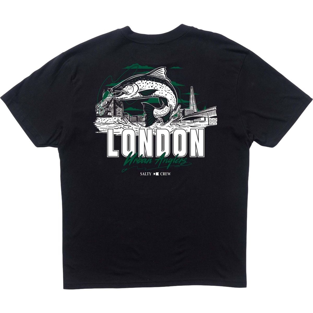 Salty Crew London Urban Angler SS Tee black (BLK) XL 25035009E-BLK-XL