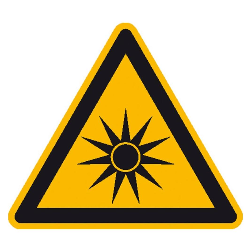 Wolk Warnschild Optische Strahlung Folie selbstklebend 25 mm ISO 7010 44 St. (30.1077)