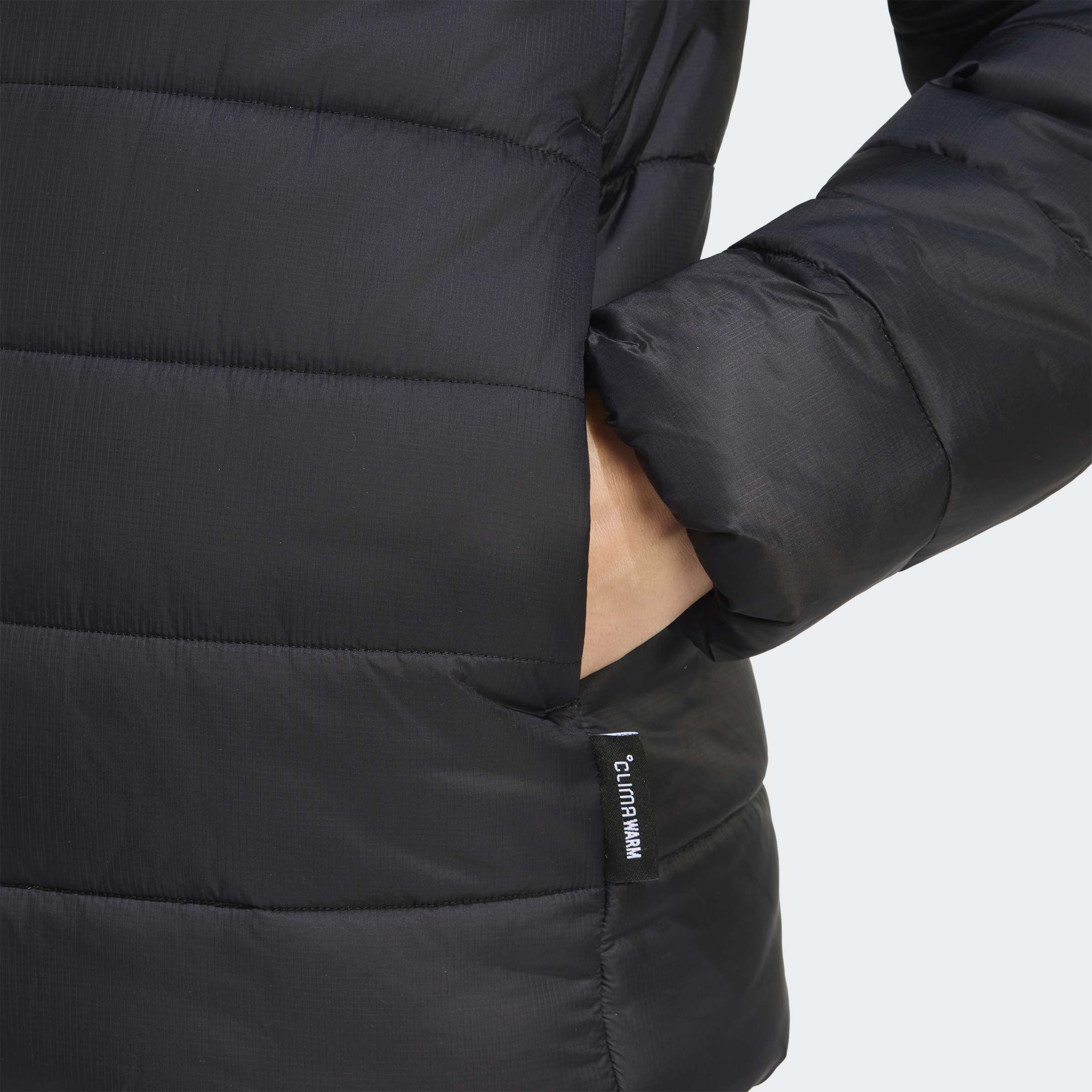 Steppjacke ADIDAS TERREX "MULTI ESSENTIALS", Damen, Gr. M, schwarz, Obermaterial: 100% Polyamid, Jacken Steppjacke schwarz M